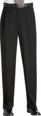 Austin Reed Black Pleated Regular Rise Slacks