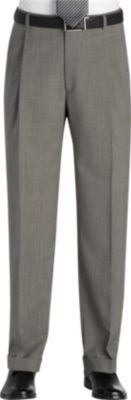 Austin Reed Gray Pleated Regular Rise Slacks