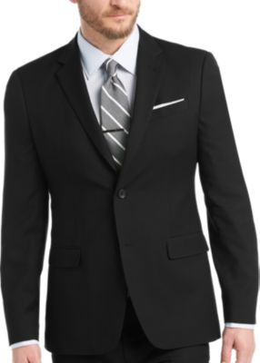Egara Black Extreme Slim Fit Suit - Men's Extreme Slim Fit | Men's ...