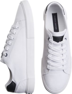 Tommy Hilfiger White Tennis Shoes - Men's Boat Shoes | Men's Wearhouse